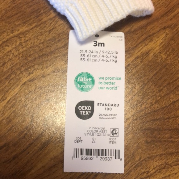 NWT Carter’s Baby Boy 3 Month (2) piece Outfit - Picture 3 of 11